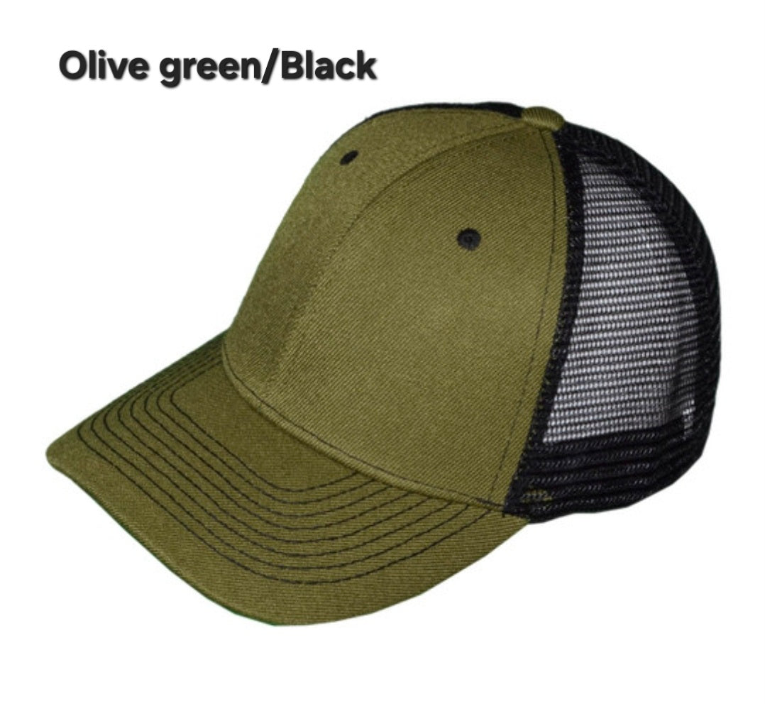 Custom Trucker hat with personalized hat patch