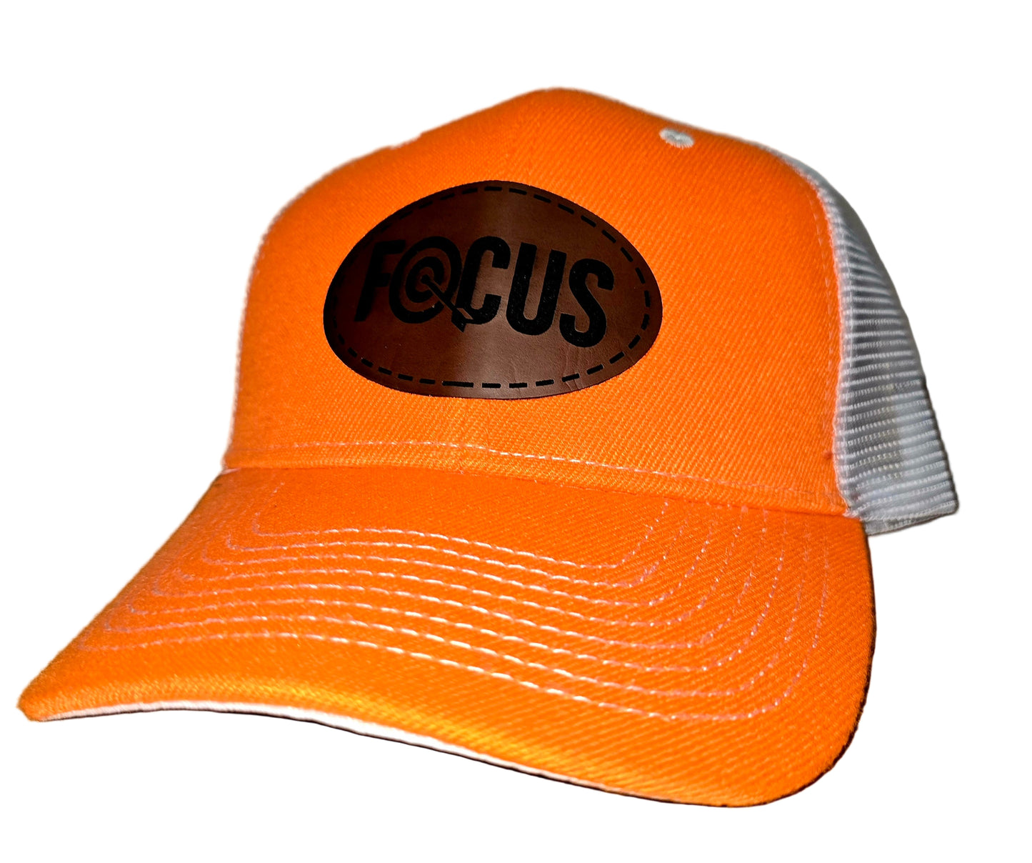 Custom Trucker hat with personalized hat patch