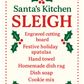 Santa's kitchen sleigh
