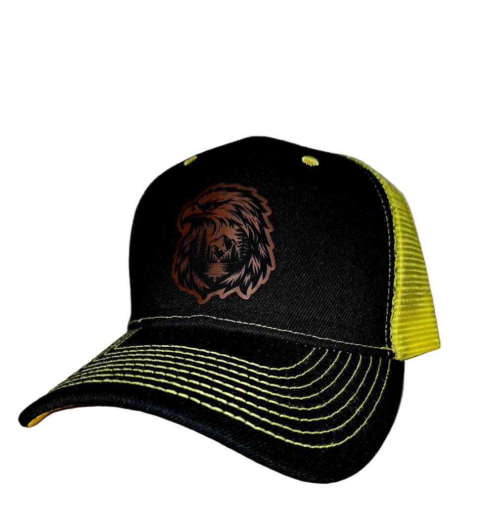Custom Trucker hat with personalized hat patch