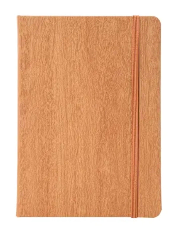 Wood Printed Journal bundle: includes beaded pen