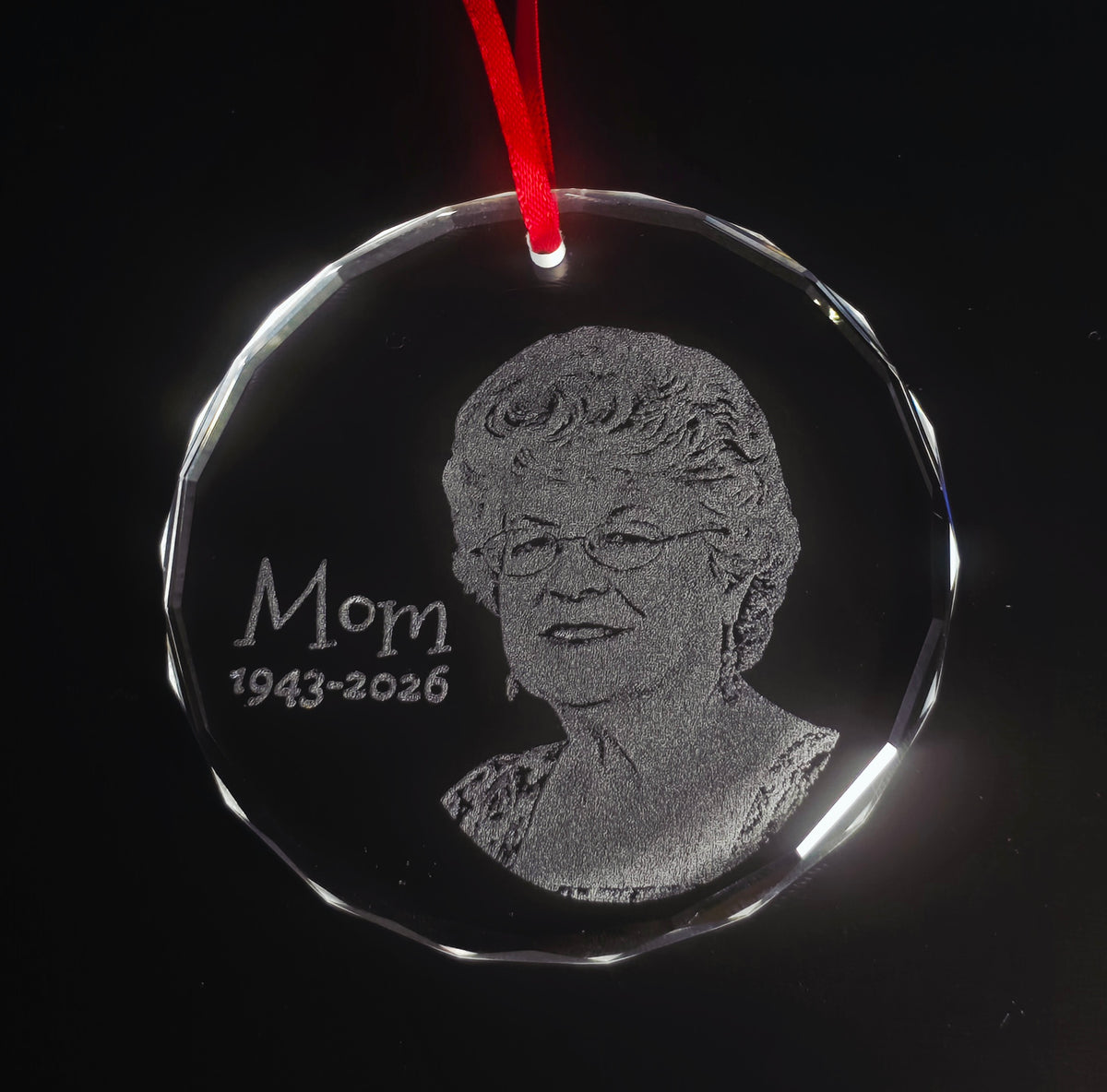 Custom Crystal Ornament