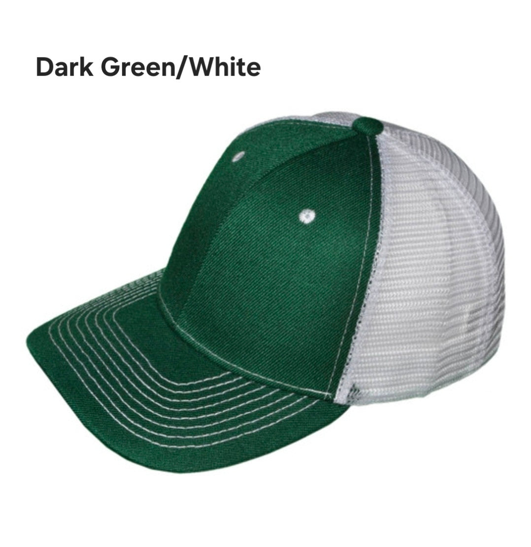 Custom Trucker hat with personalized hat patch