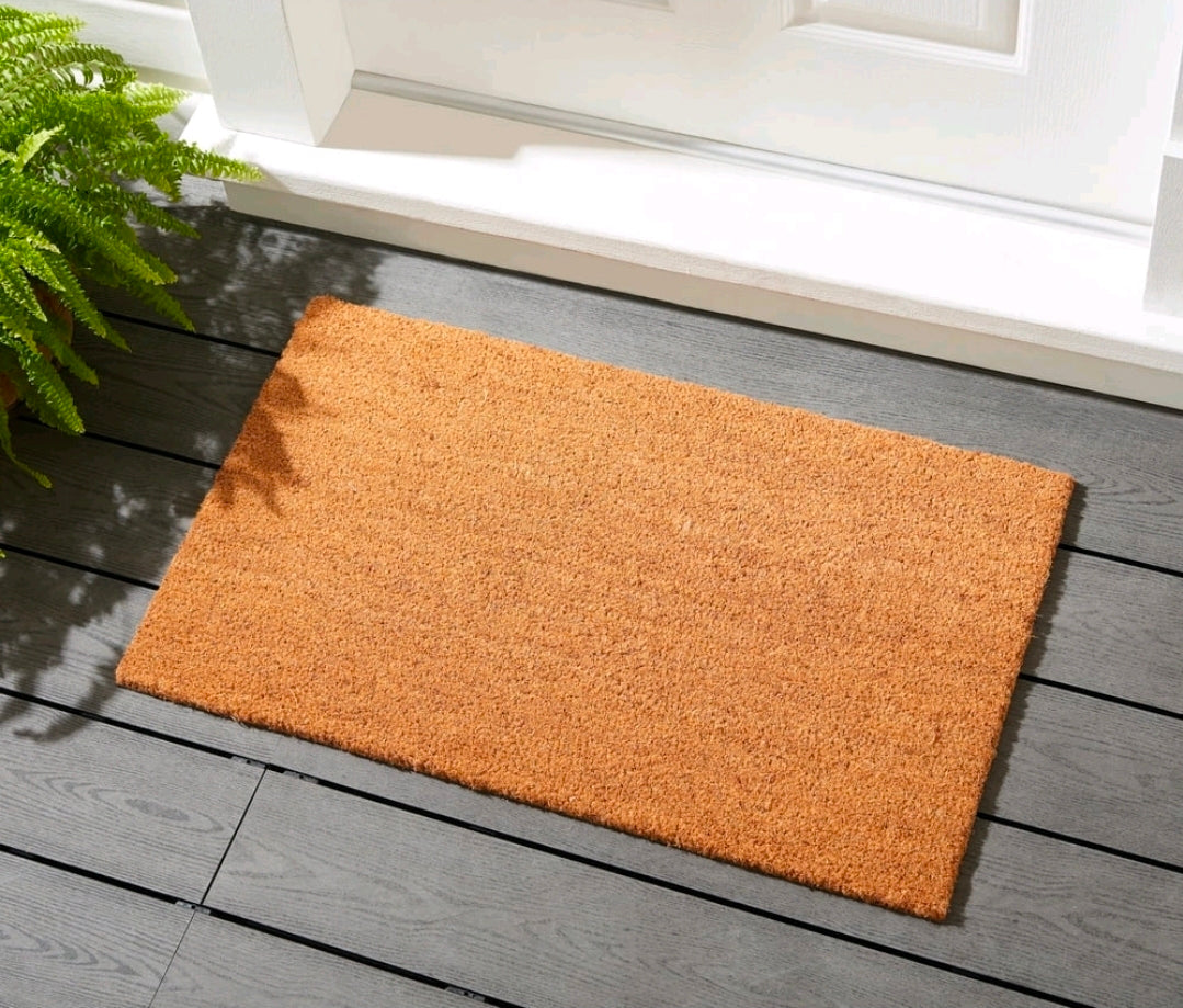Engraved Coir Rug