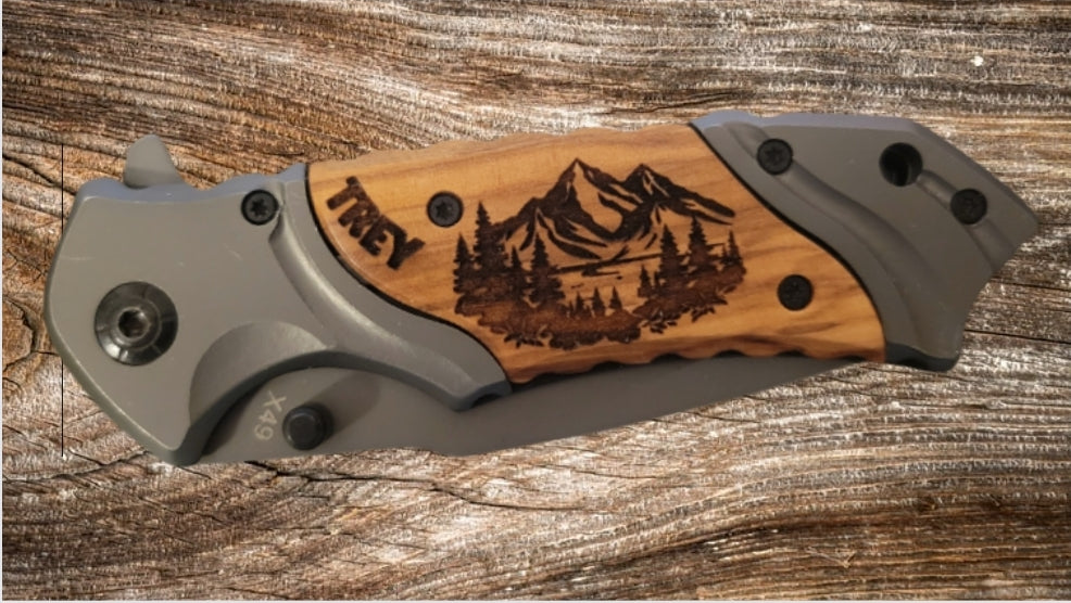 Browning Pocket Knife - Custom Engraved