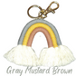 Macramé Rainbow Keychain