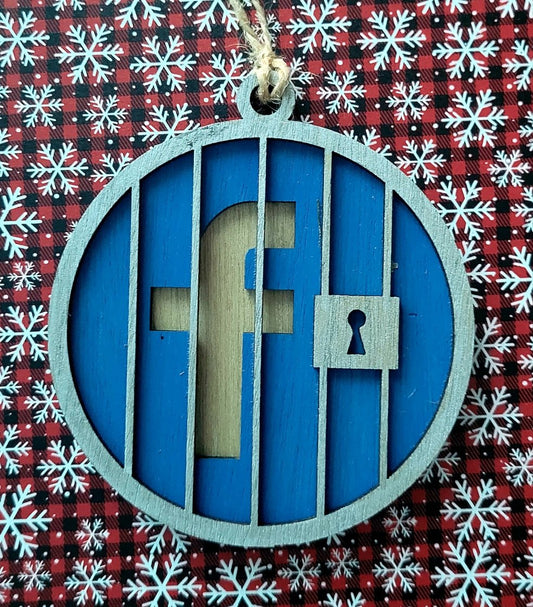 Facebook Jail Ornament