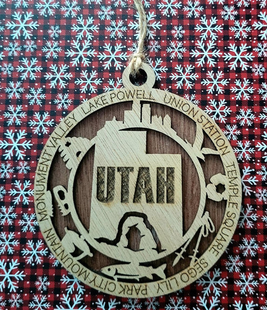 Utah Ornament