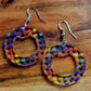 Rainbow Heart Earrings