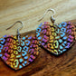 Cheetah Rainbow Print Earrings