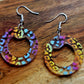 Cheetah Rainbow Print Earrings