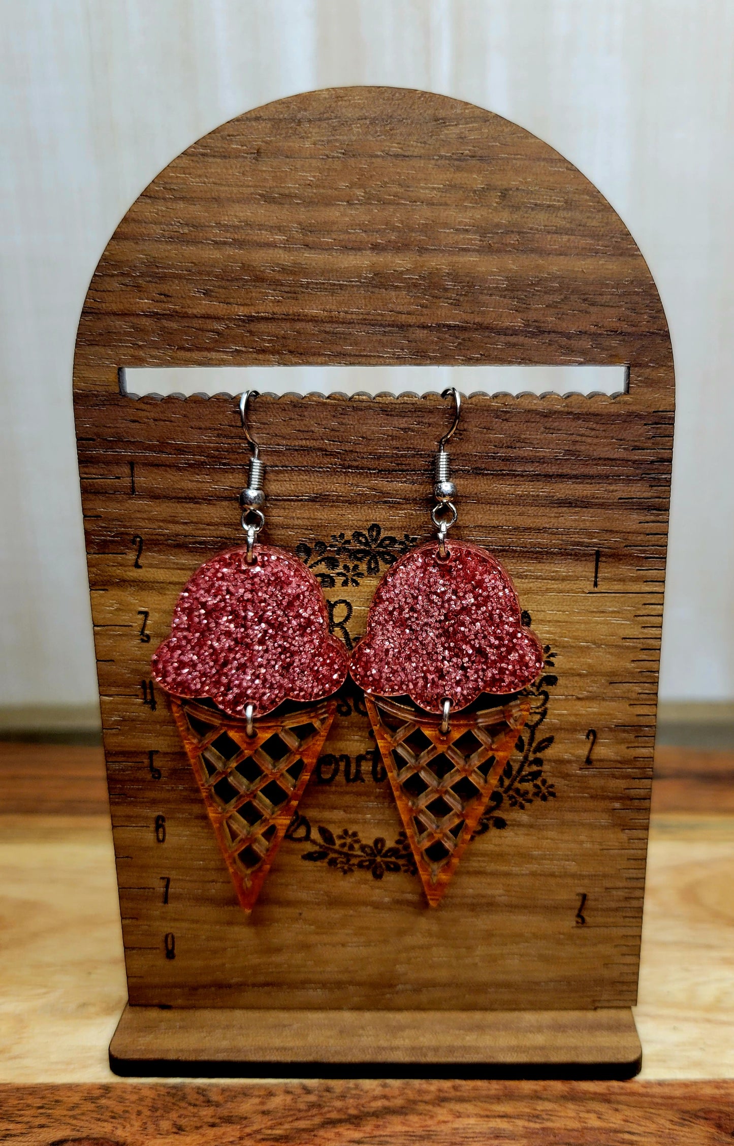 Ice-cream cone Novelty Earrings