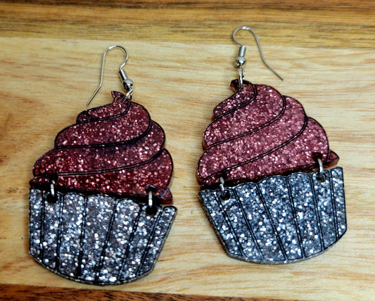 Cupcake Novelty Earrings