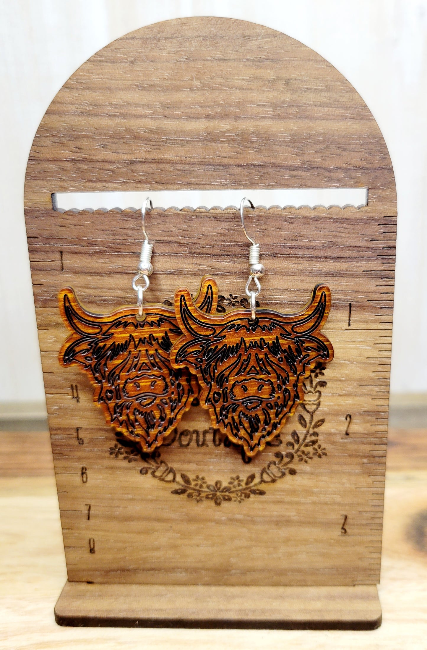 Highland Cow Novelty Earrings