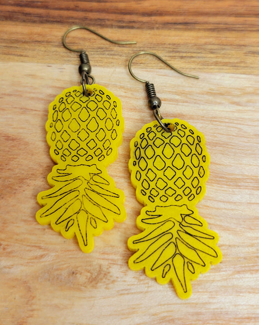 Upside Down Pinneapple Earrings