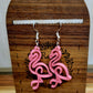 Pink Flamingo Earrings