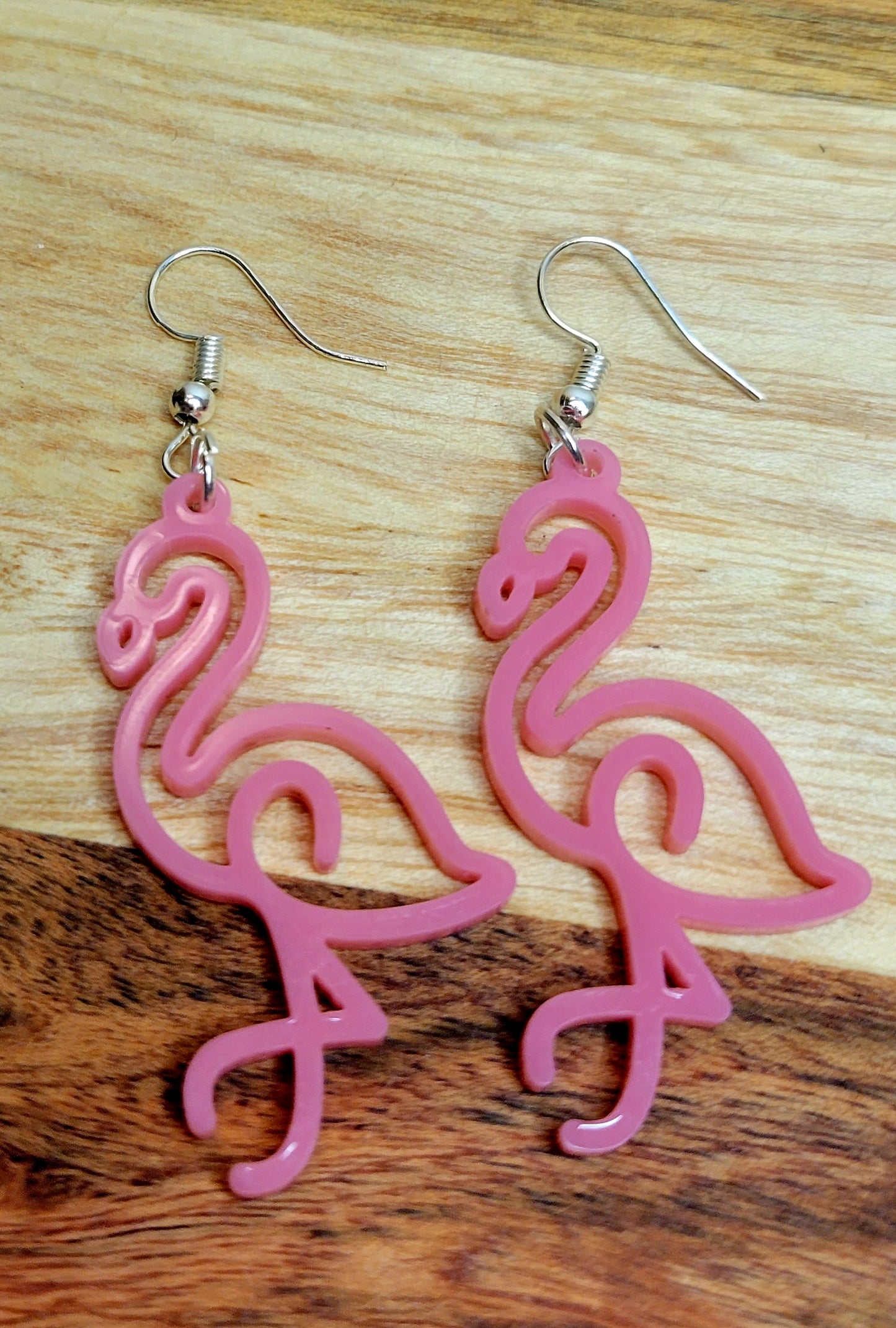 Pink Flamingo Earrings