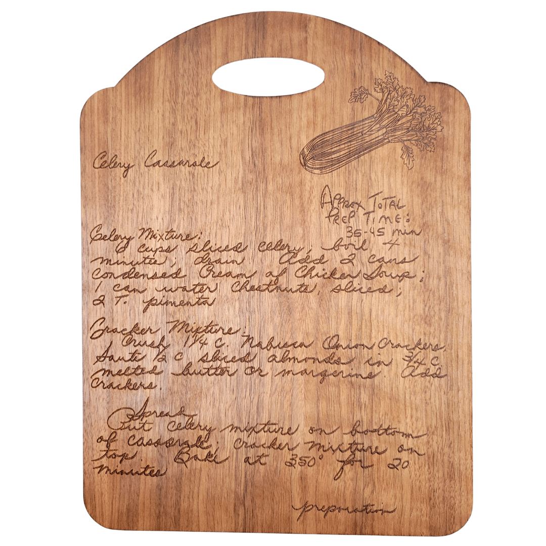 Recipe Boards - Custom Engraving