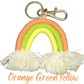 Macramé Rainbow Keychain