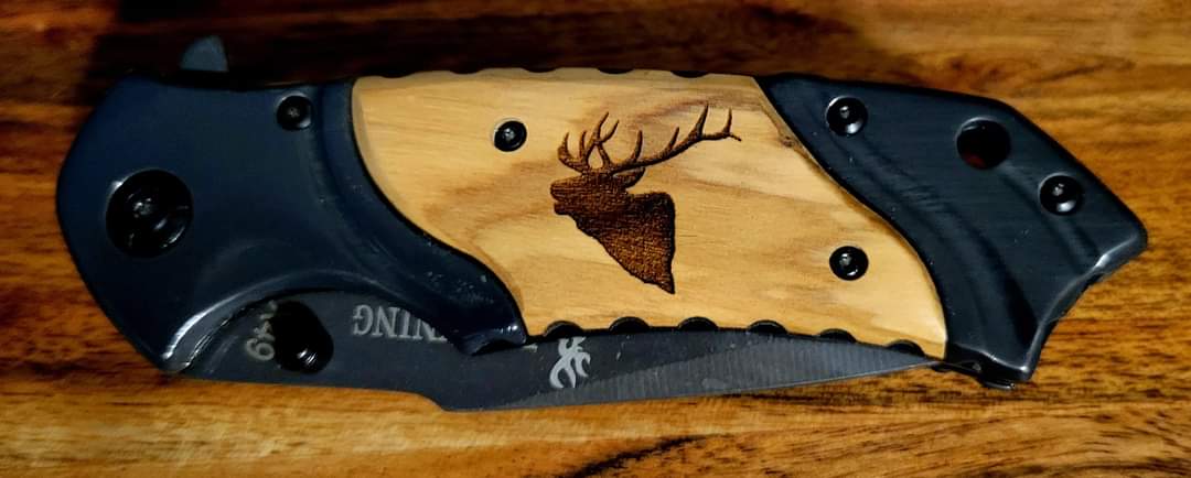 Browning Pocket Knife - Custom Engraved