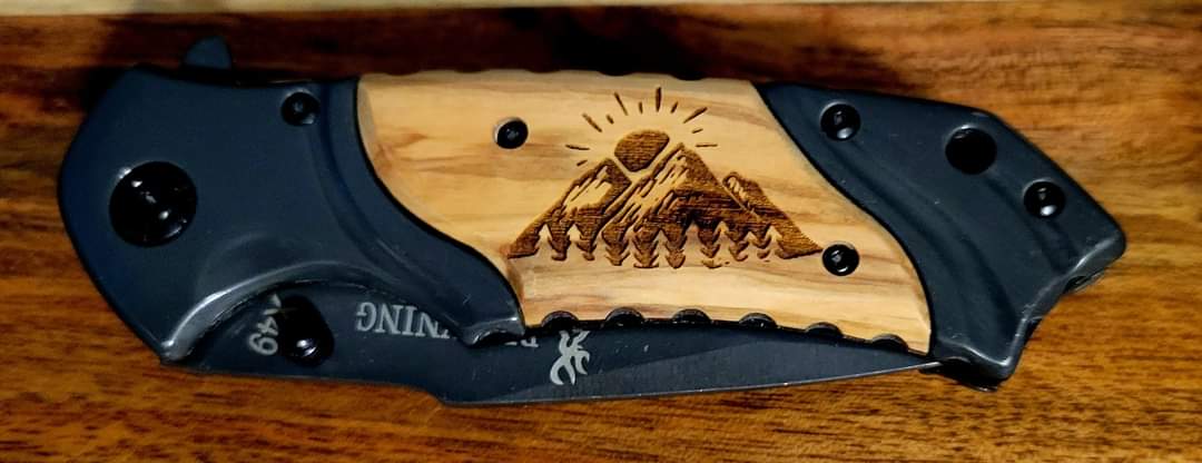 Browning Pocket Knife - Custom Engraved