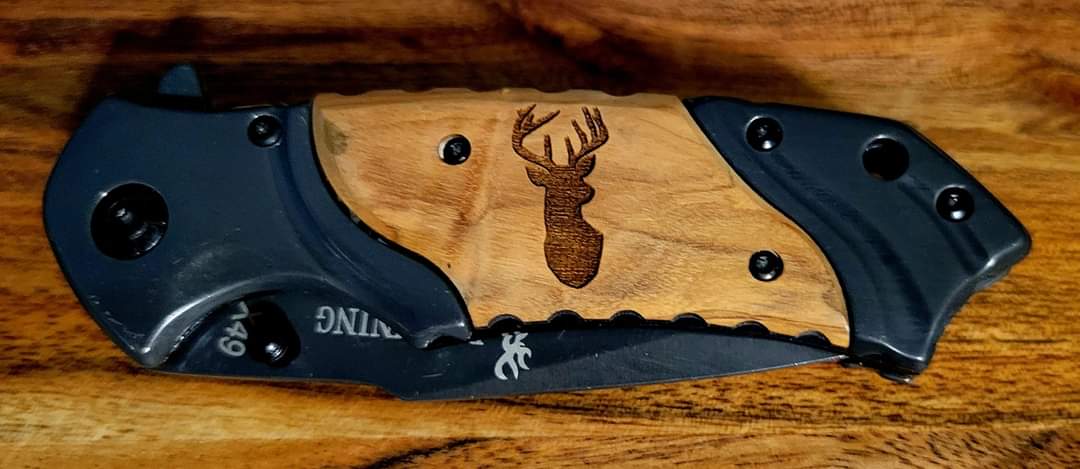 Browning Pocket Knife - Custom Engraved