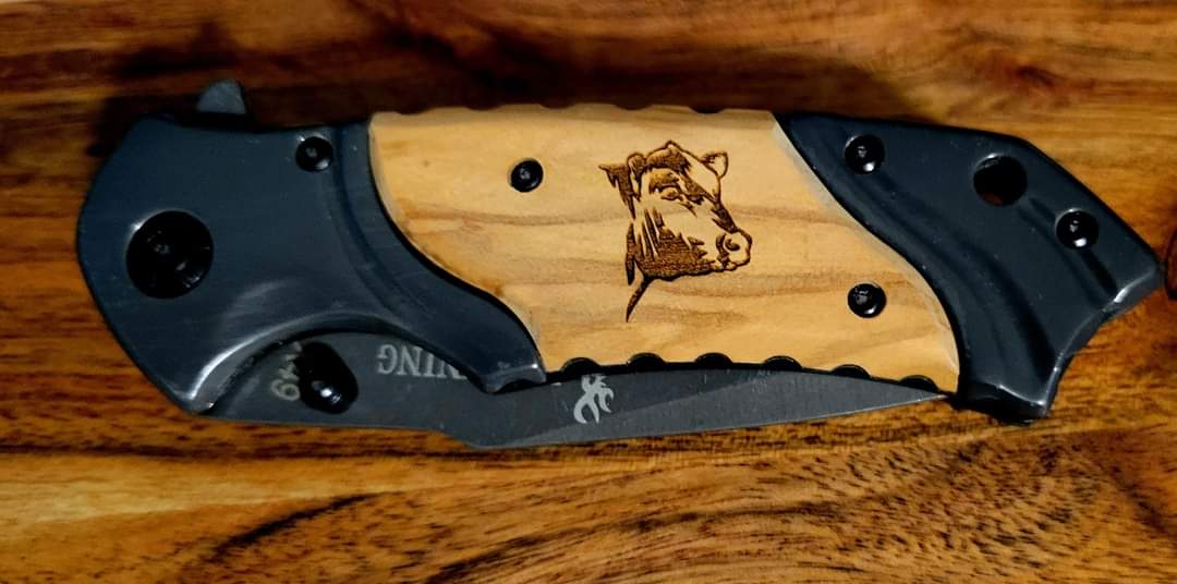 Browning Pocket Knife - Custom Engraved