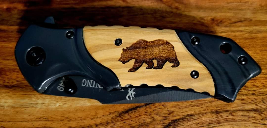 Browning Pocket Knife - Custom Engraved