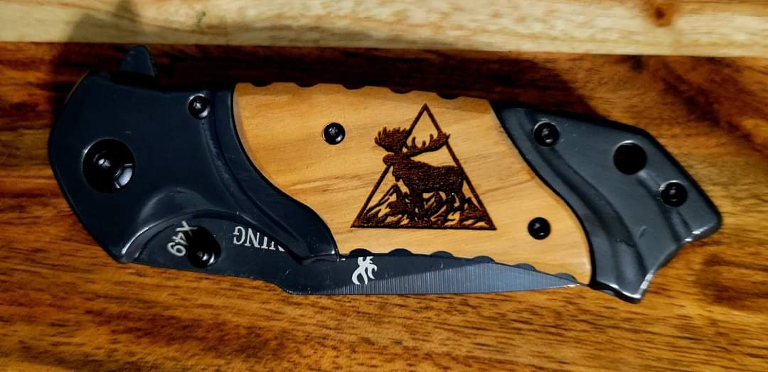 Browning Pocket Knife - Custom Engraved