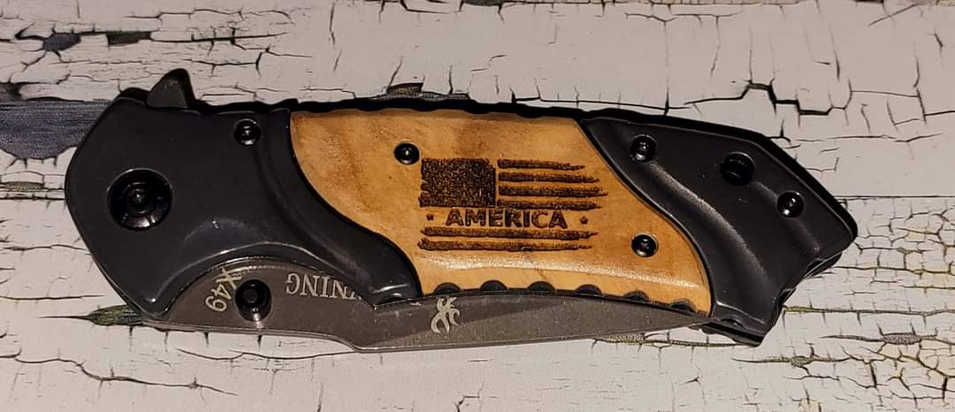 Browning Pocket Knife - Custom Engraved