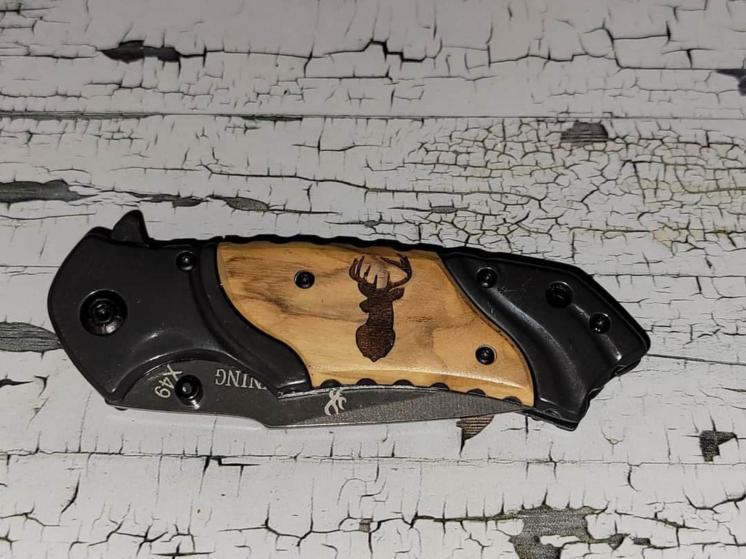 Browning Pocket Knife - Custom Engraved