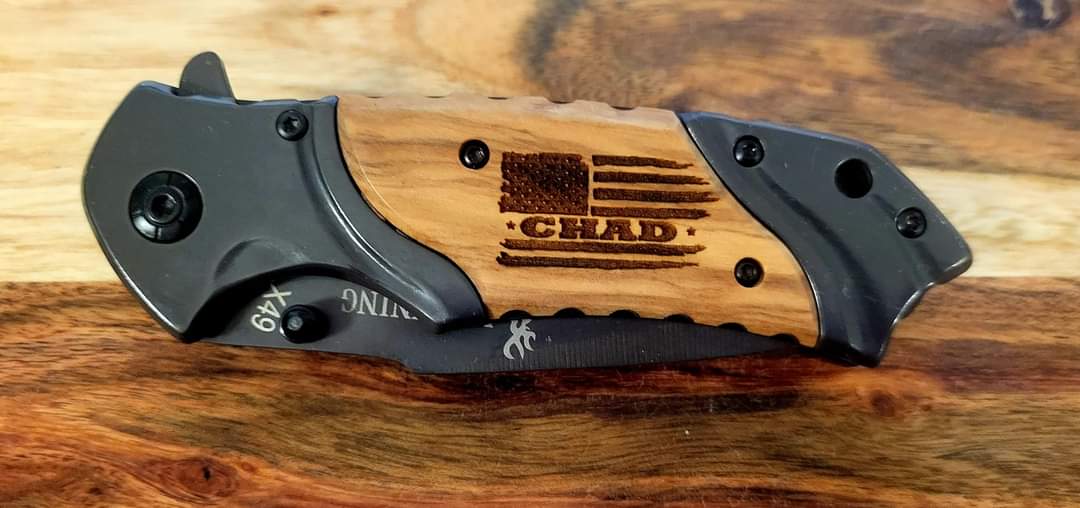 Browning Pocket Knife - Custom Engraved