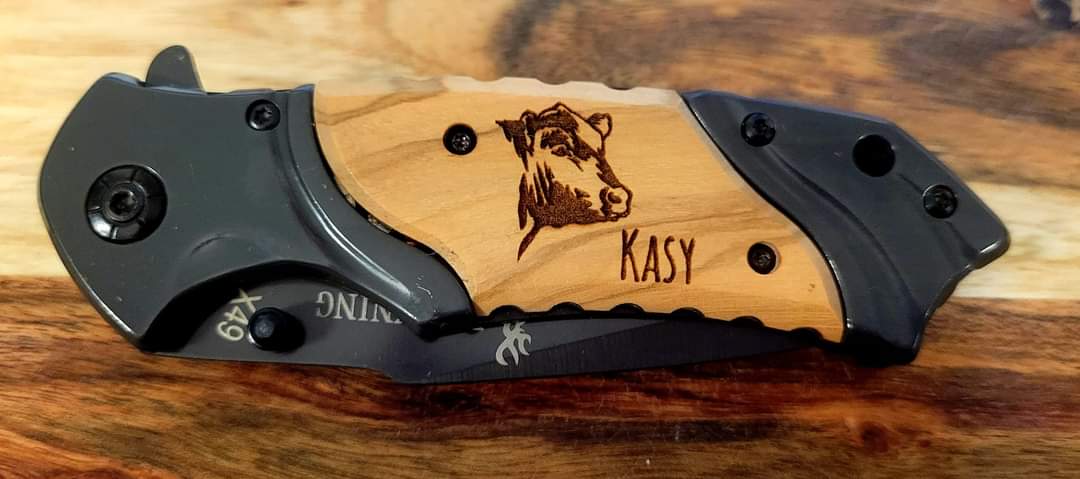 Browning Pocket Knife - Custom Engraved