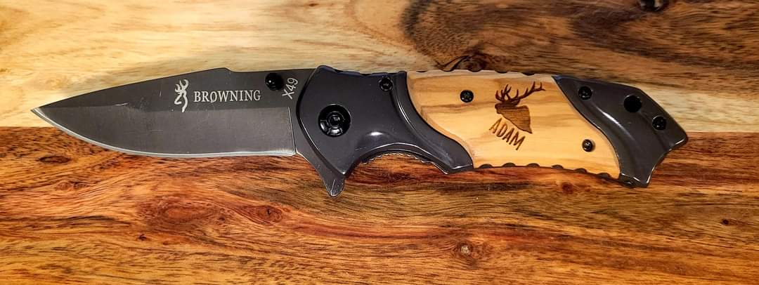 Browning Pocket Knife - Custom Engraved