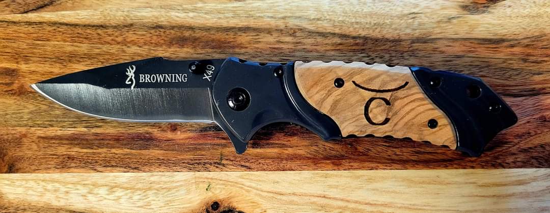 Browning Pocket Knife - Custom Engraved