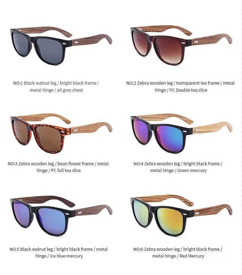 Wooden Sunglasses - Personalized