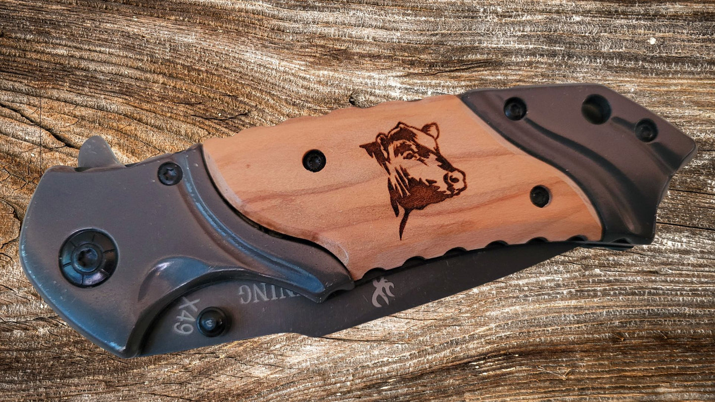 Browning Pocket Knife - Custom Engraved