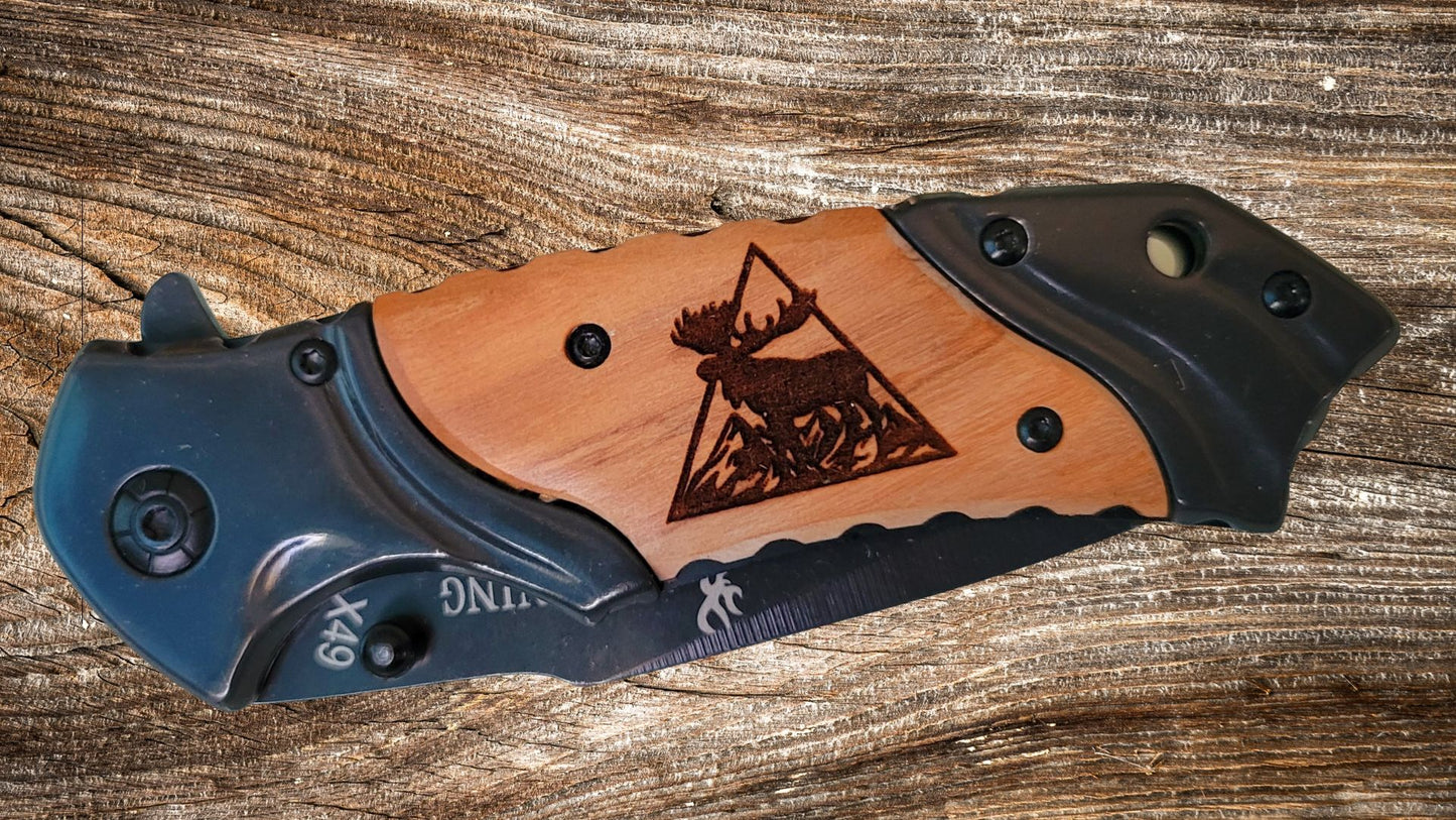 Browning Pocket Knife - Custom Engraved