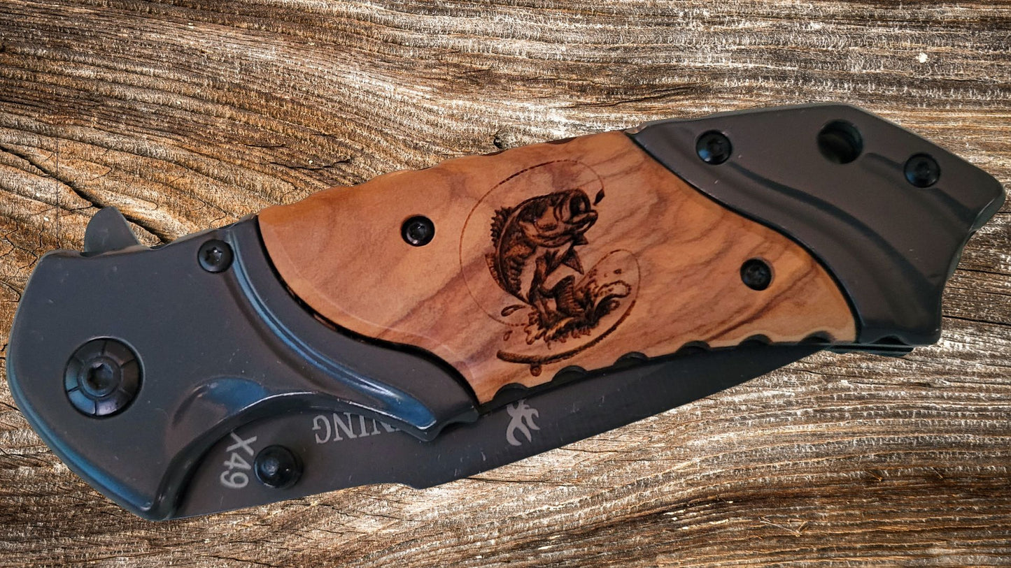 Browning Pocket Knife - Custom Engraved