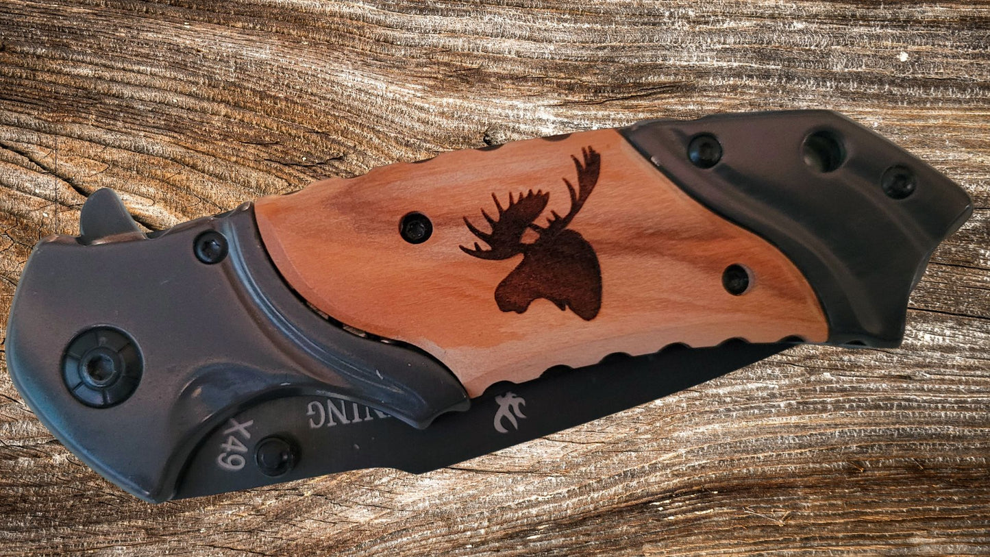 Browning Pocket Knife - Custom Engraved