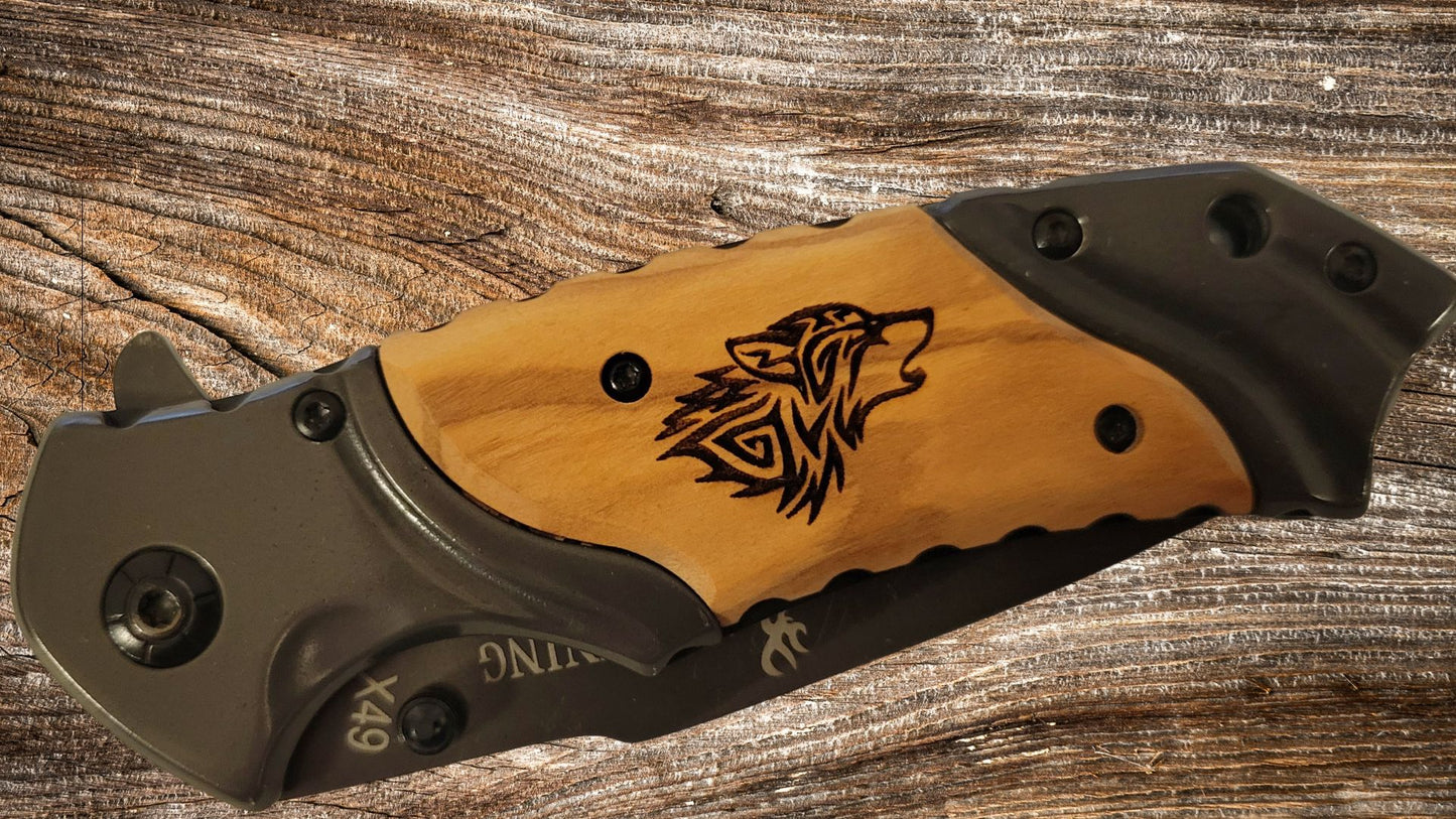 Browning Pocket Knife - Custom Engraved