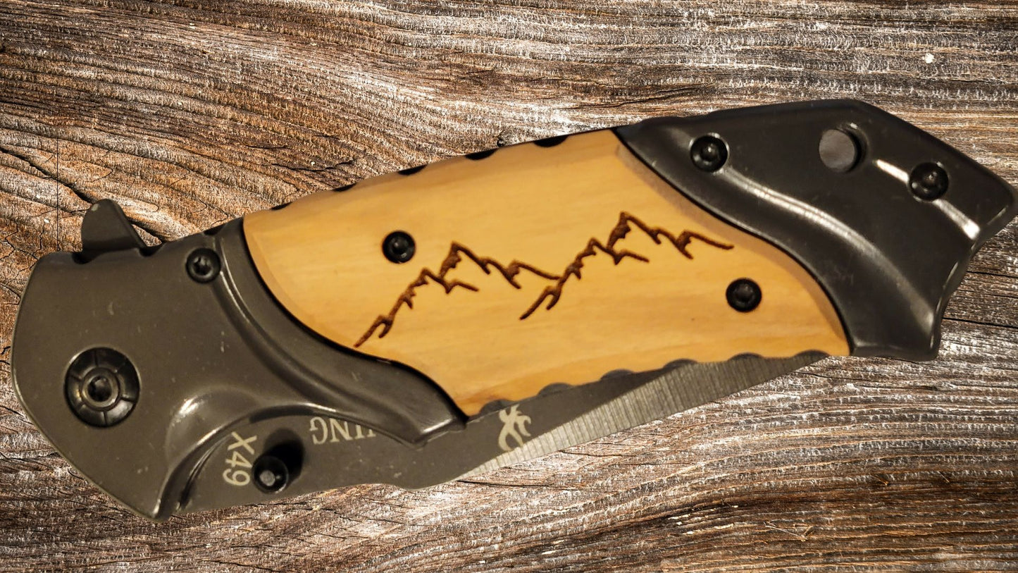 Browning Pocket Knife - Custom Engraved