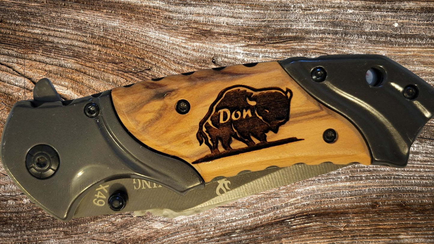 Browning Pocket Knife - Custom Engraved