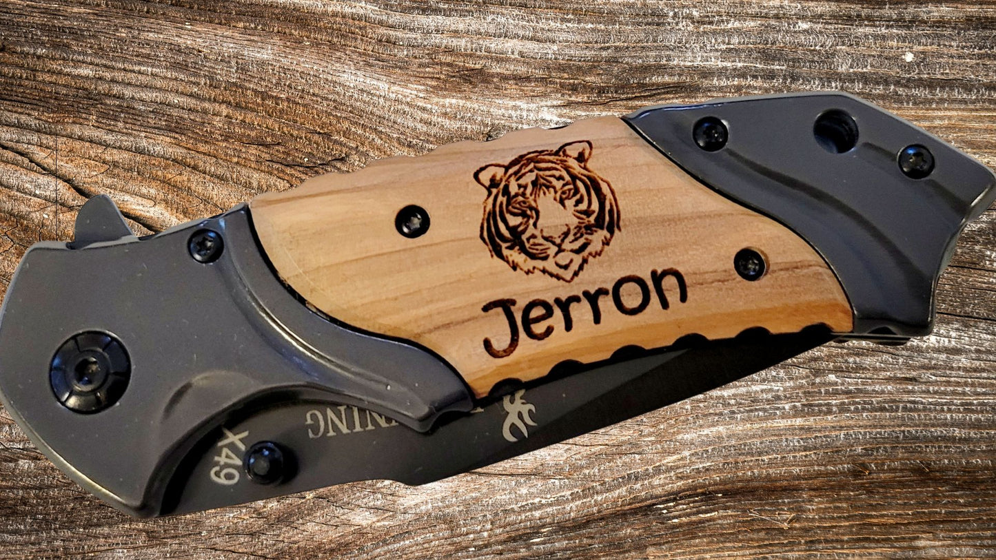 Browning Pocket Knife - Custom Engraved