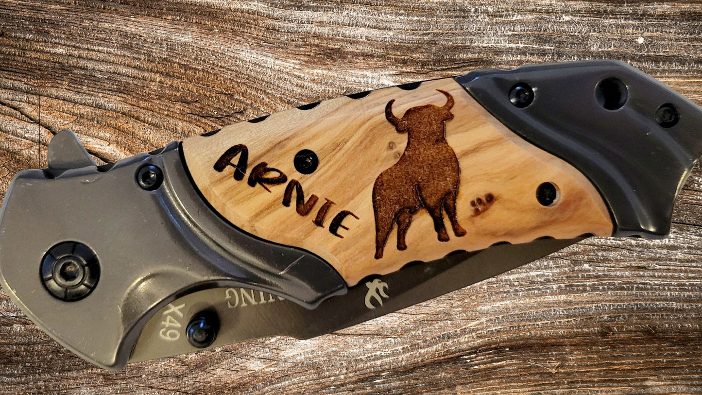 Browning Pocket Knife - Custom Engraved