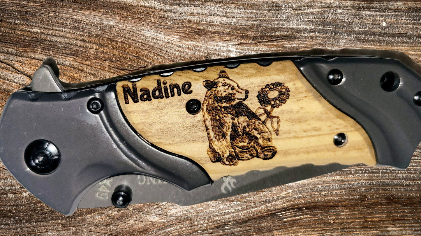 Browning Pocket Knife - Custom Engraved