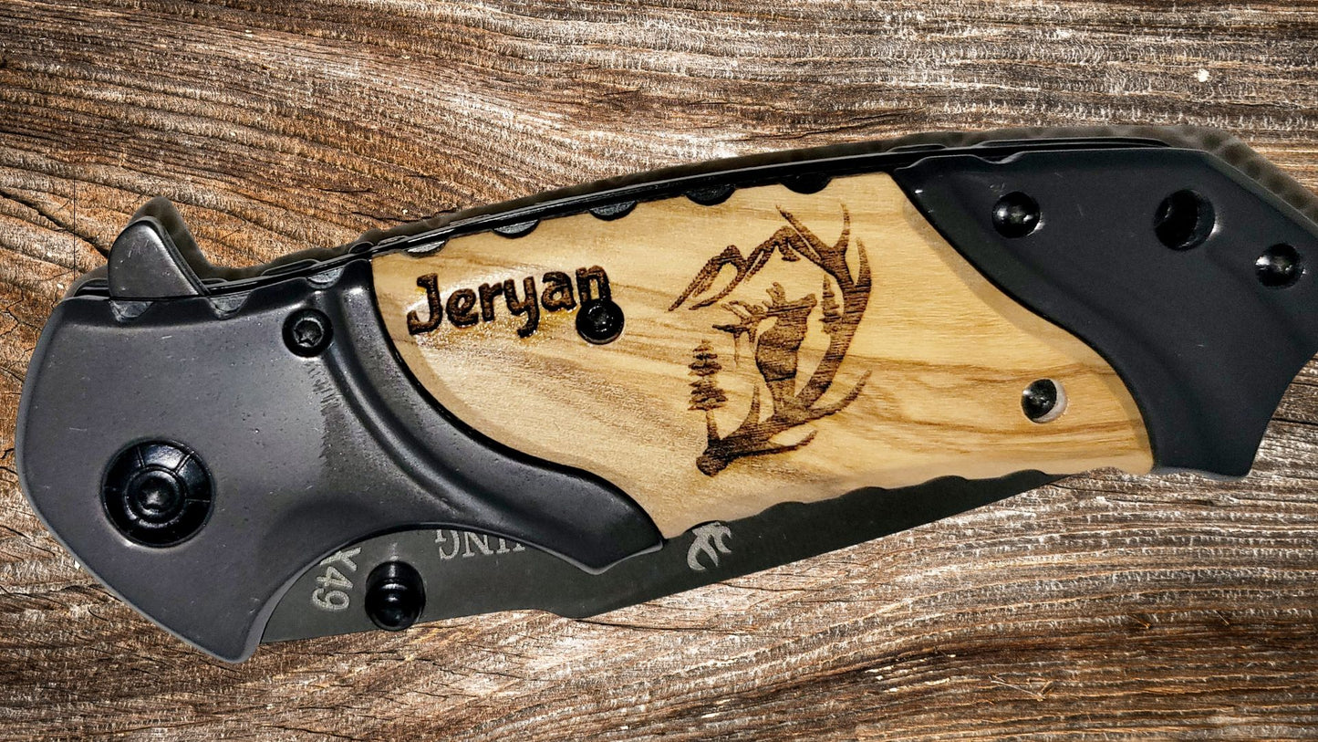 Browning Pocket Knife - Custom Engraved