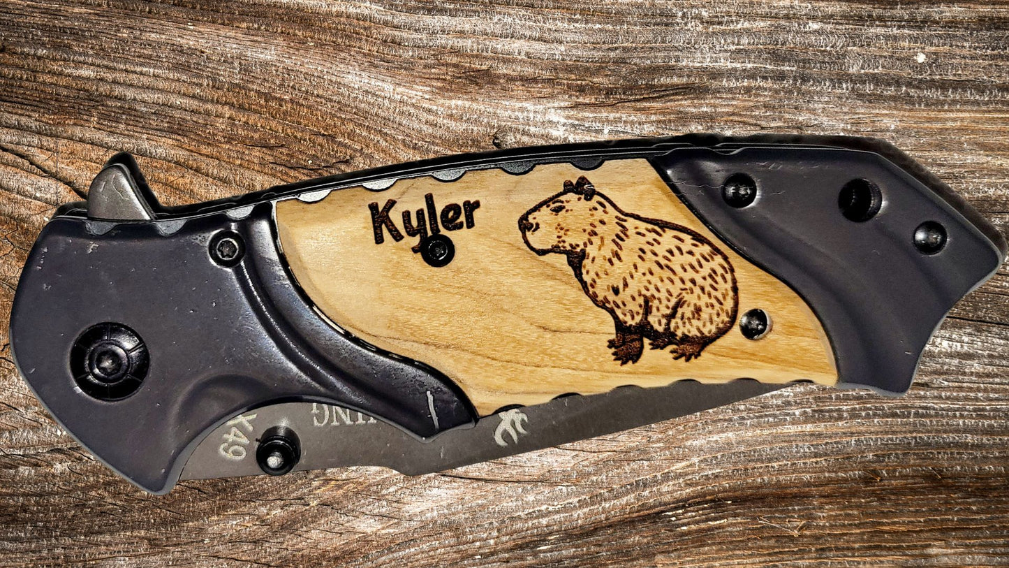 Browning Pocket Knife - Custom Engraved