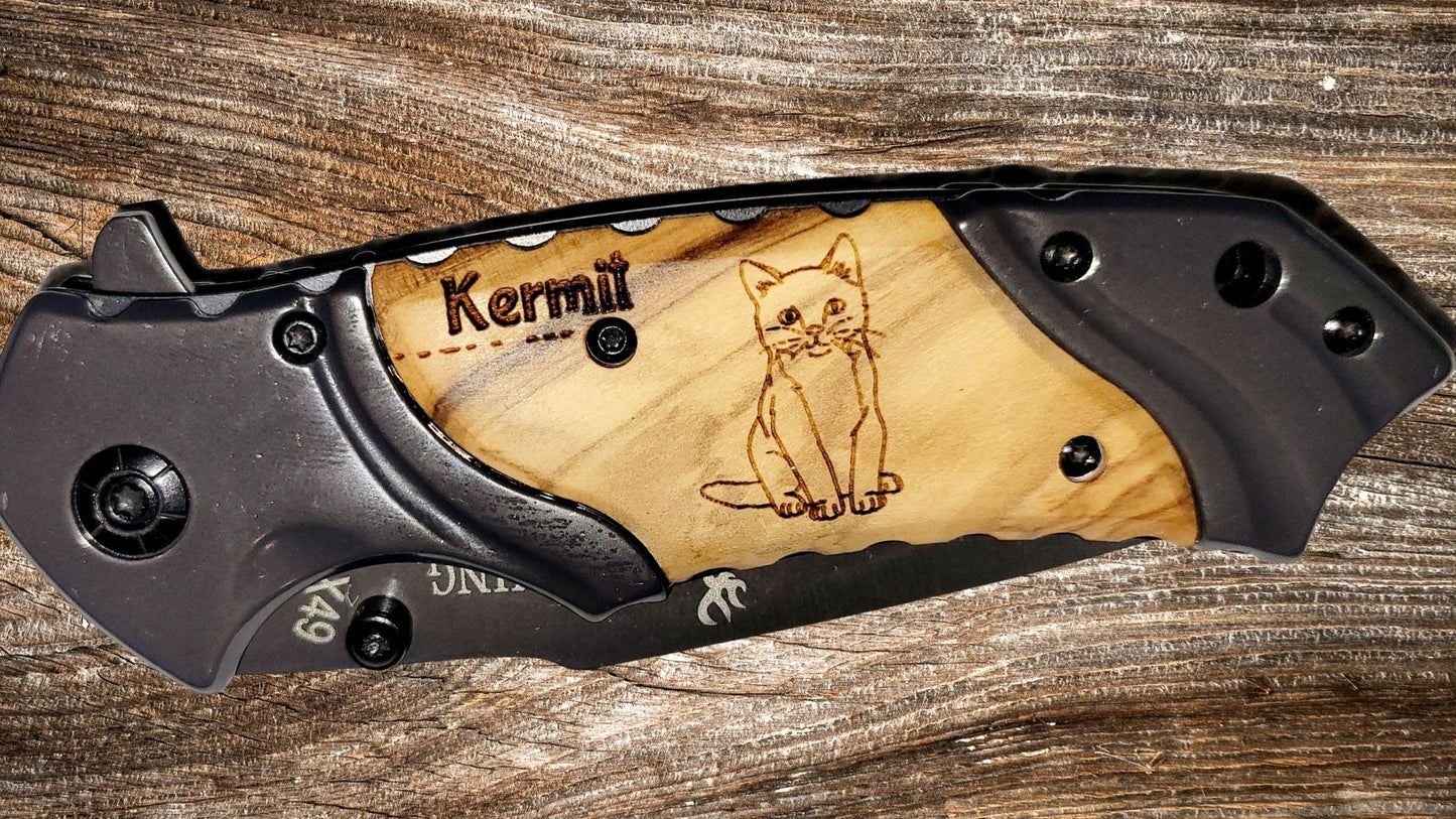 Browning Pocket Knife - Custom Engraved