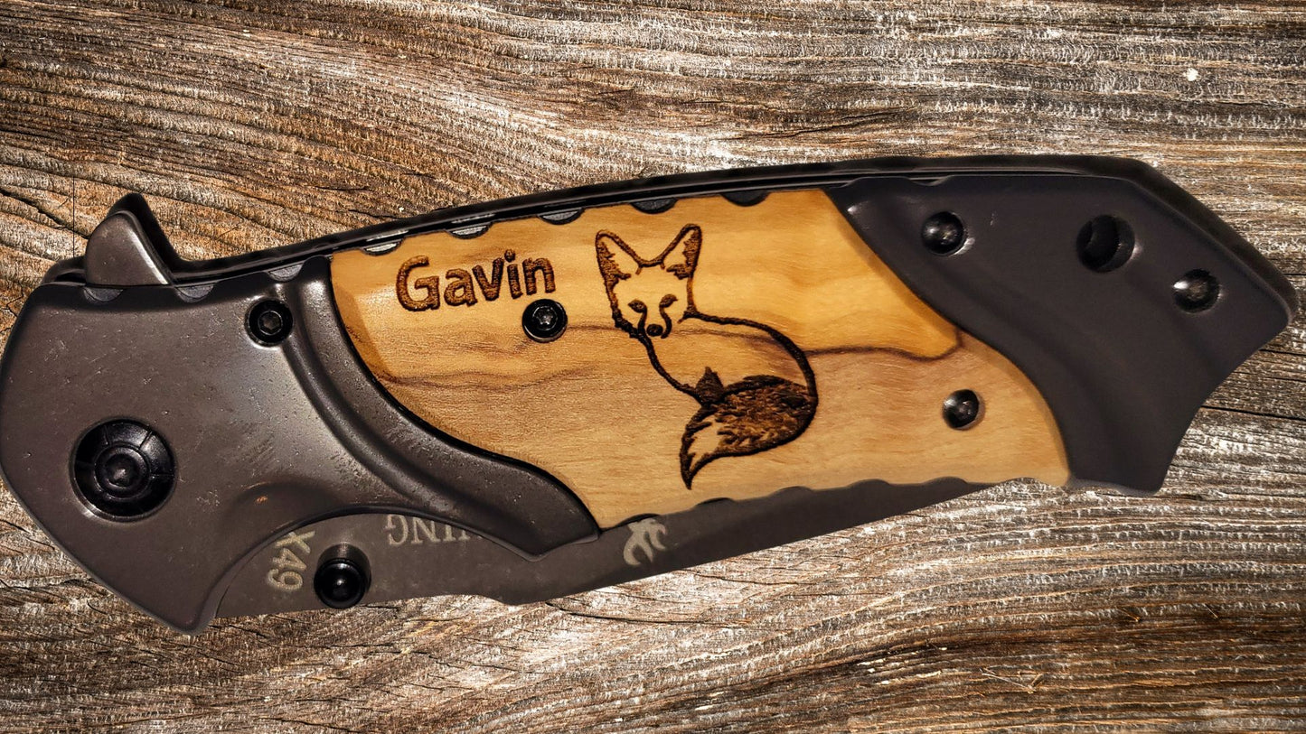 Browning Pocket Knife - Custom Engraved